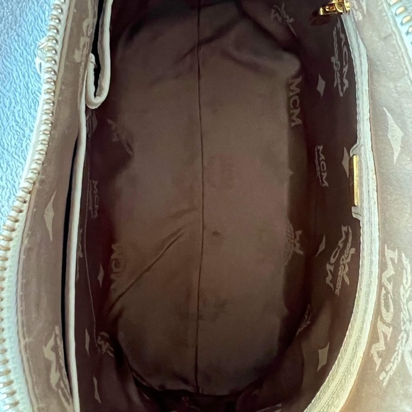 AUTHENTIC VINTAGE MCM CANVAS LEATHER SHOULDER BAG - Picture 11 of 16